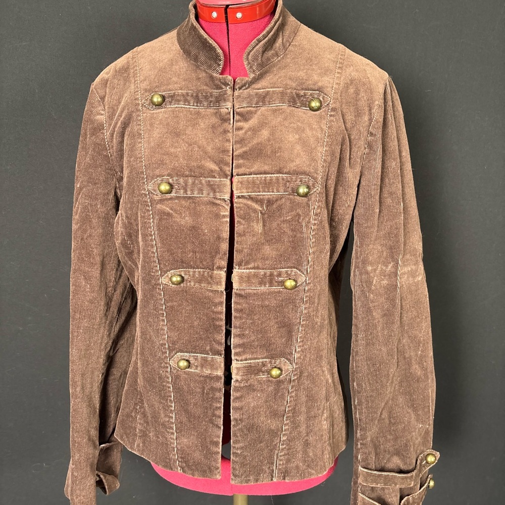 Brown Corduroy Women's Jacket
